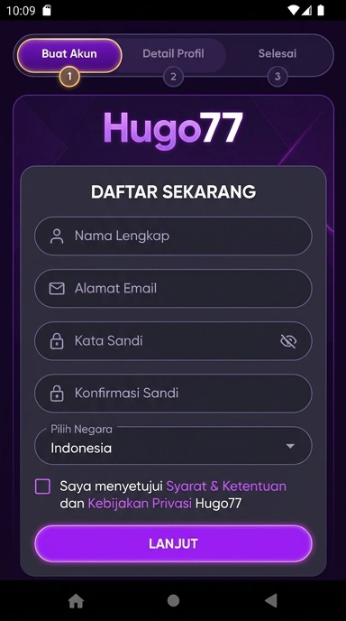 Buat Akun Baru hugo77 dengan Mudah dan Cepat